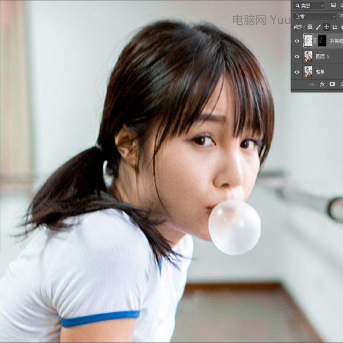 小清新，调出日系小清新色调的人像照片_www.yuucn.com