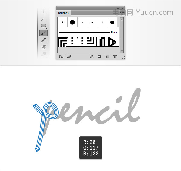pencilPatternBrush14