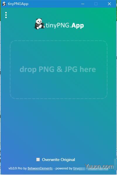 PNG/JPG图片压缩神器 TinyPNG.App Pro 0.0.9 Win 官方安装专业版