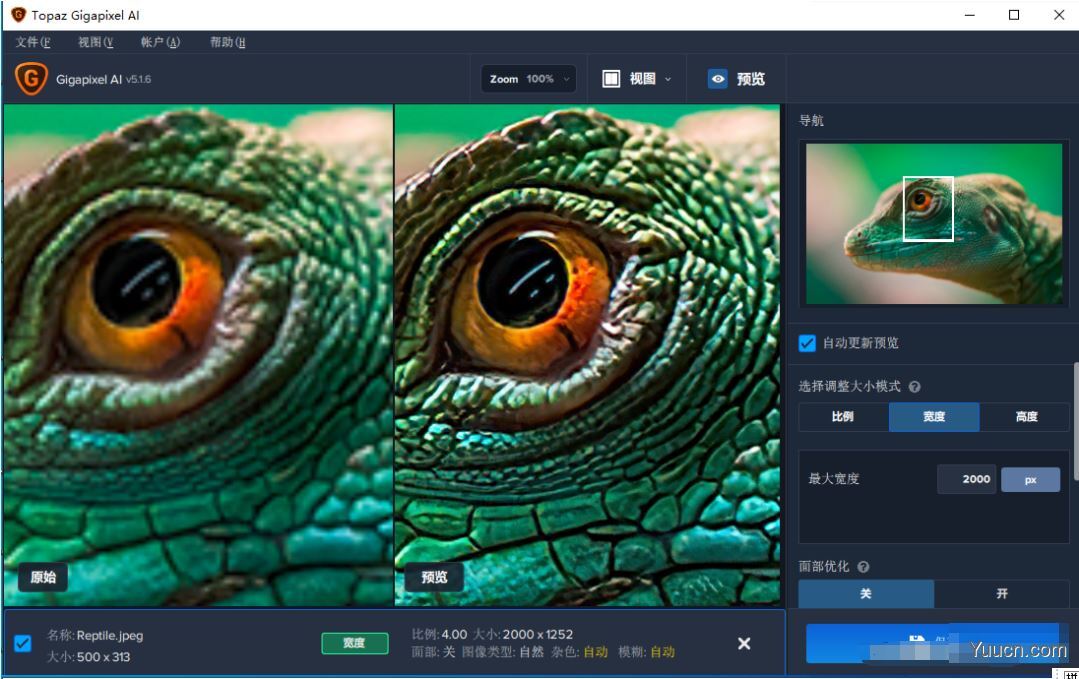 Topaz Gigapixel AI v5.4.5 汉化补丁(附安装教程)