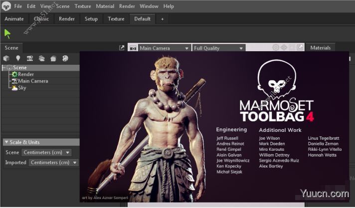 Marmoset Toolbag 4(八猴渲染器) v4.03 最新免费破解版(附补丁+安装教程)