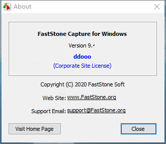 FastStone Capture v9.5 英文注册安装版(含注册码) FastStone Capture v9.5 英文注册安装版(含注册码)