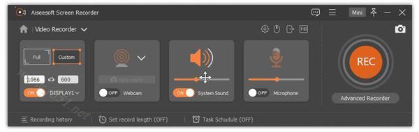 录屏软件 Aiseesoft Screen Recorder v2.2.16 一键安装免费版