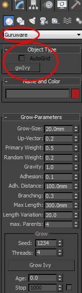 3Ds Max藤蔓生成动画插件Guruware Ivy for 3DS Max2020 免费版(含视频教程)