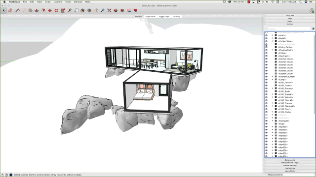 草图大师SketchUp Pro 2020 v20.2.172 中文授权激活版(附替换补丁+教程)