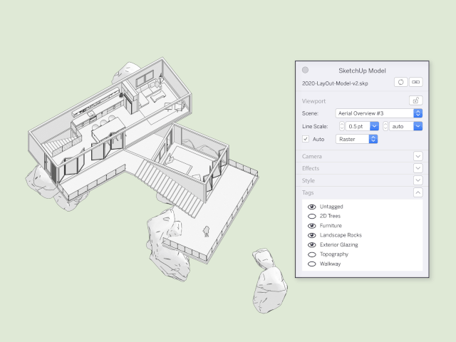草图大师SketchUp Pro 2020 v20.2.172 中文授权激活版(附替换补丁+教程)