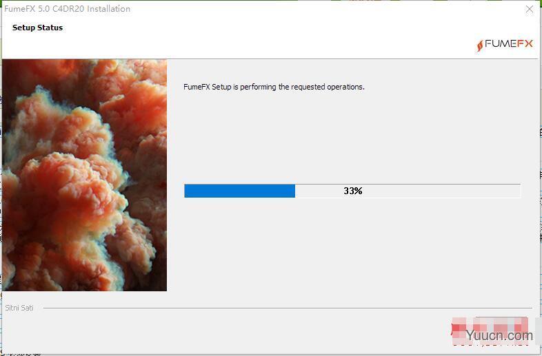 C4D流体动力学插件SitniSati FumeFX 5.07 for Cinema4D R18-R20 免费版(附补丁)