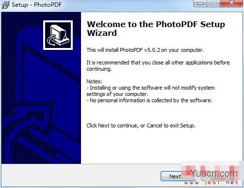 PhotoPDF(图片转pdf软件) v5.0.2 免费安装版(附教程)