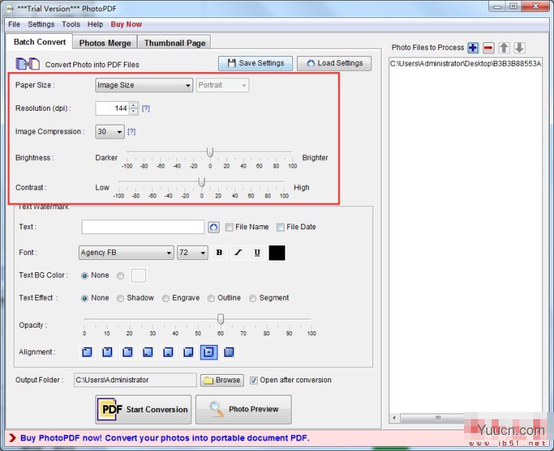 PhotoPDF(图片转pdf软件) v5.0.2 免费安装版(附教程)