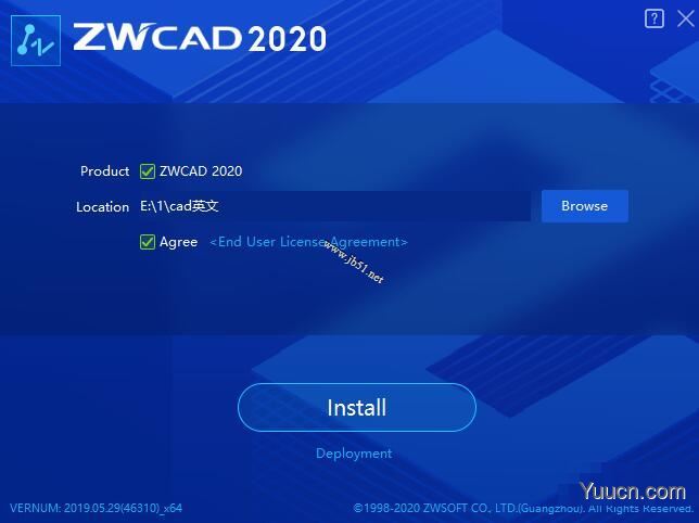 中望cad2020 V20190529 英文特别安装版(附激活文件+激活教程)32位/64位 中望cad2020 V20190529 英文特别安装版(附激活文件+激活教程)32位/64位