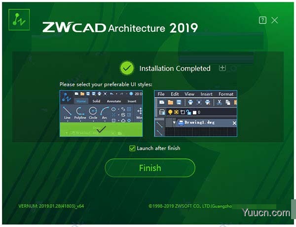 中望cad建筑版2019 sp2(ZWCAD Architecture 2019 SP2) 激活版(附激活教程+替换文件) 64位