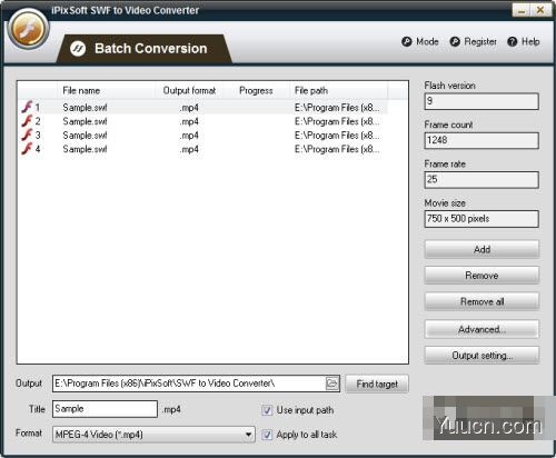 SWF视频转换器 iPixSoft SWF to Video Converter v4.5.0 英文破解版