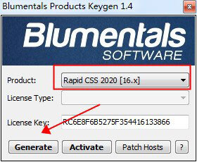 Blumentals Rapid CSS 2020 注册机 绿色免费版