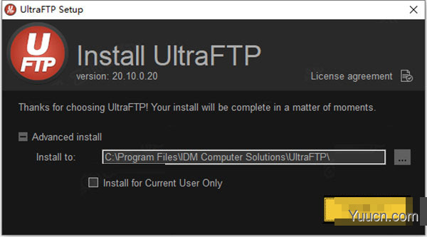 IDM UltraFTP(FTP工具) v21.0.0.12 安装免费版(附安装教程)