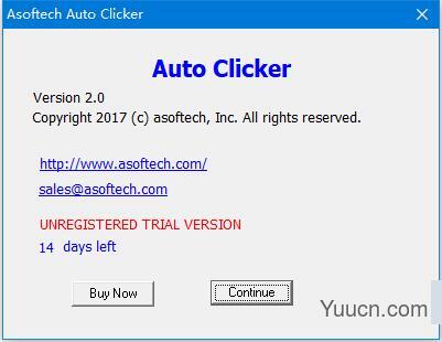 Auto Clicker Asoftech(鼠标自动点击器) v2.1 免费安装版