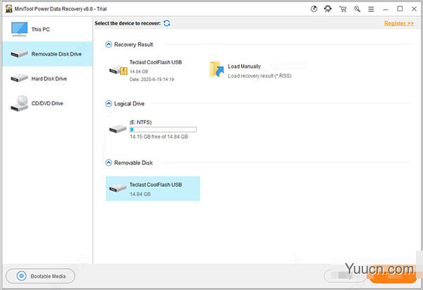 数据文件恢复软件Power Data Recovery黄金版 v6.5 免注册绿色版 数据文件恢复软件Power Data Recovery黄金版 v6.5 免注册绿色版
