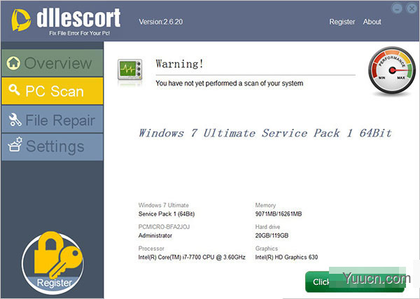 dll修复工具dllescort2020 v2.6.20 安装免费版(附安装教程)