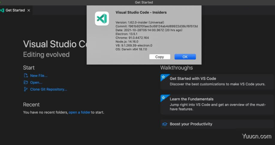 Visual Studio Code insider 32/64位 v1.62.0 官方最新安装版 Visual Studio Code insider 32/64位 v1.62.0 官方最新安装版