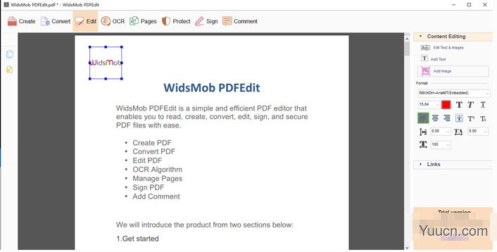 PDF编辑器widsmob pdfedit v3.0.1 安装破解版(附激活教程)