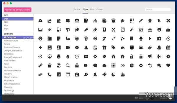 Nucleo for Mac(图标素材库) V3.1.0 苹果电脑版