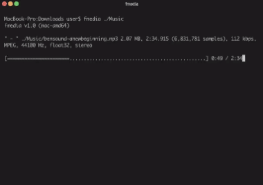 音频格式转换软件 fmedia for mac V1.19 苹果电脑版