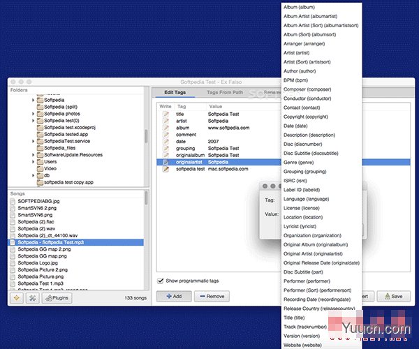 Ex Falso(音乐标记编辑器) for Mac V4.1.0 苹果电脑版
