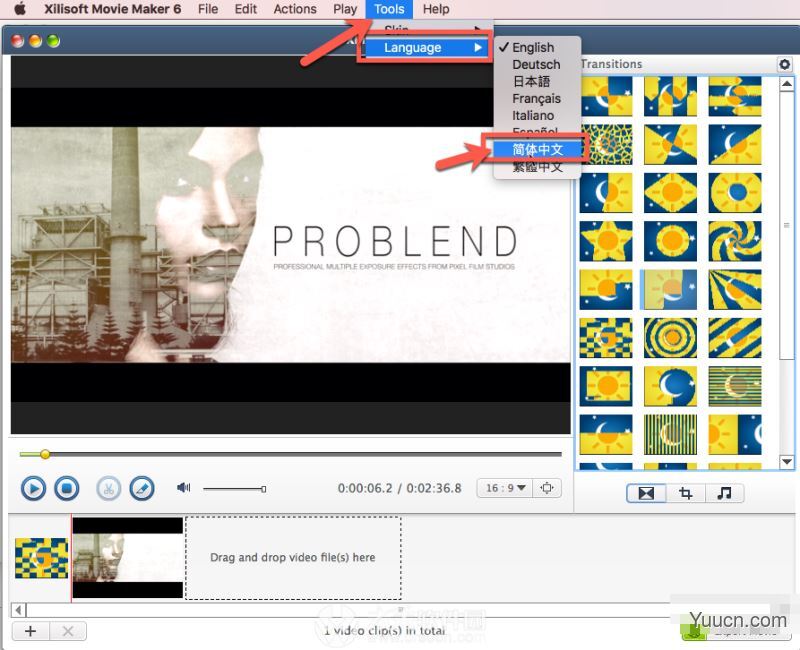 电影制作软件(Xilisoft Movie Maker 6 for Mac)中文特别版 V6.6.0 苹果电脑版(附注册机)