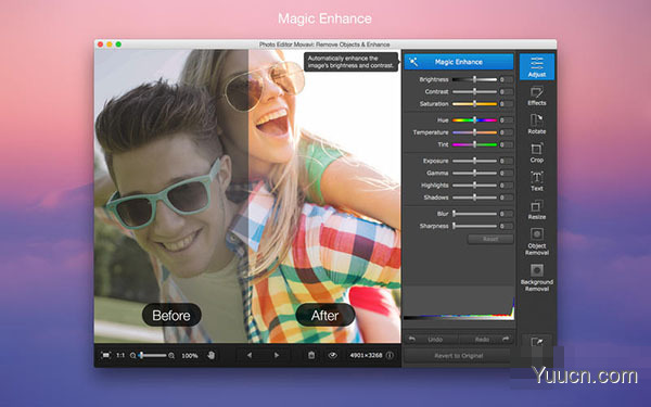 Movavi Photo Editor for Mac(照片编辑软件) V5.7 中文多语特别版