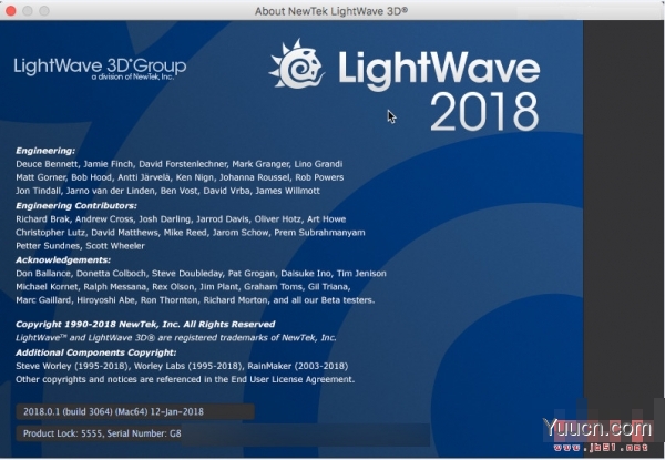 三维动画软件NewTek LightWave 3D 2018 Mac破解版安装教程(附下载)