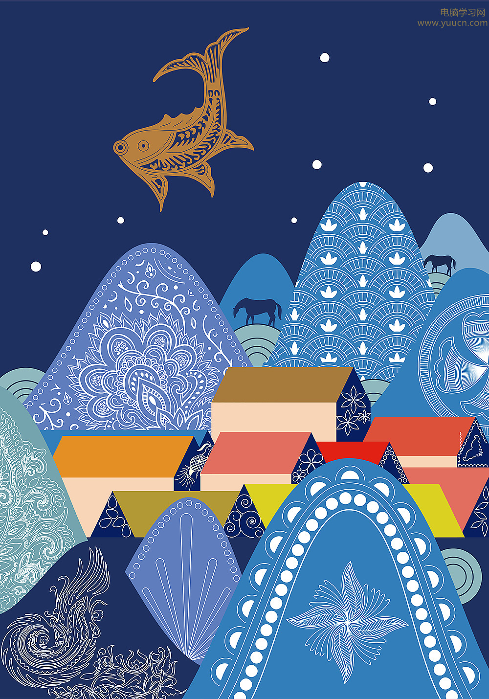贺冰凇2021插画/海报设计合集 贺冰凇2021插画/海报设计合集