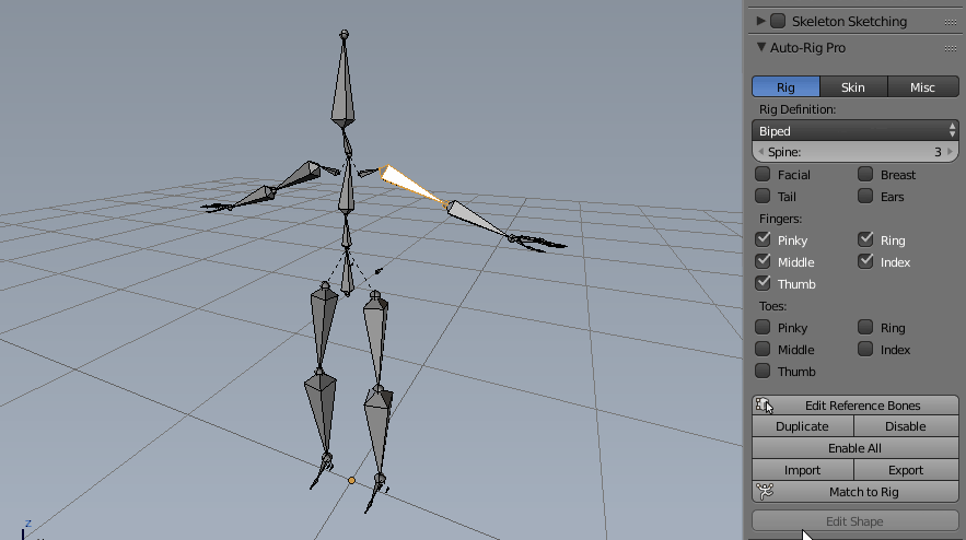 三维角色绑定插件Blender Market Auto-Rig Pro v3.59.35 for Blender 2.9 免费版 三维角色绑定插件Blender Market Auto-Rig Pro v3.59.35 for Blender 2.9 免费版