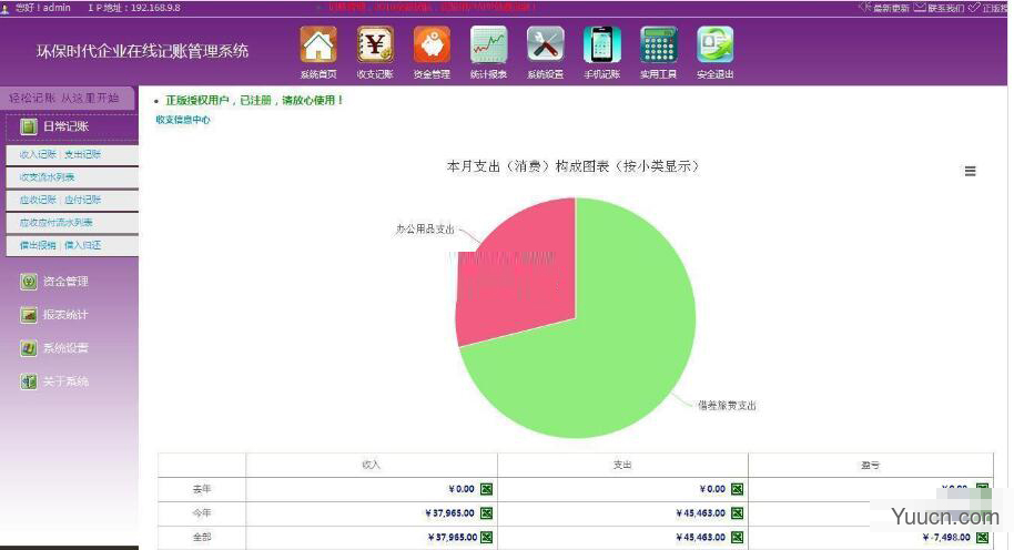 环保时代企业在线记账管理系统 v7.5 build20210928
