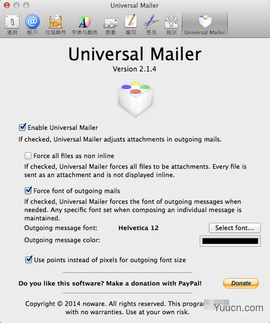 Mail.app增强插件：Universal Mailer介绍
