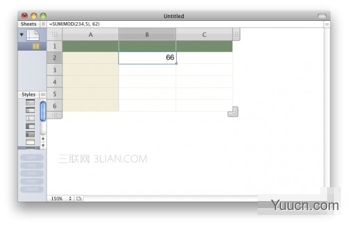 MAC如何在Numbers单元格里面显示公式而不是最终答案 MAC如何在Numbers单元格里面显示公式而不是最终答案