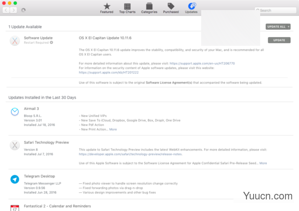 苹果推送OSX10.11.6正式版/macOS Sierra开发者预览版Beta3固件更新