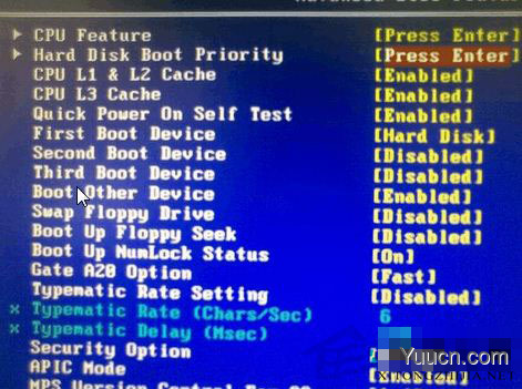 在BIOS中找到USB-HDD让电脑从U盘启动装系统