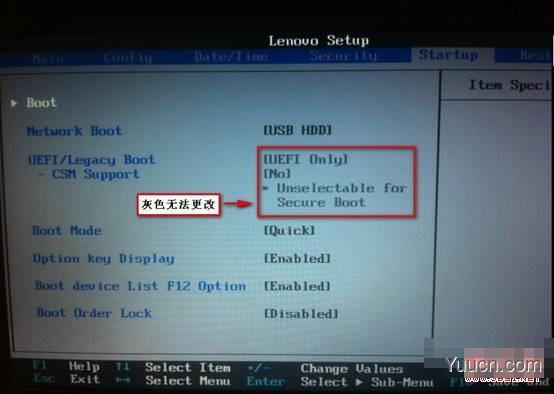 BIOS下UEFI选项灰色无法更改(OS选项已经关闭) BIOS下UEFI选项灰色无法更改(OS选项已经关闭)