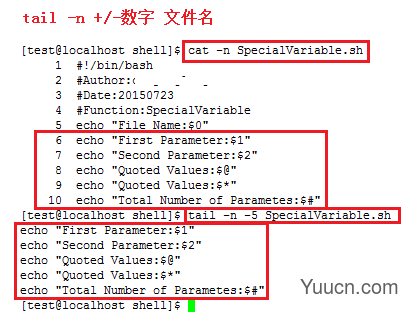 Linux怎么使用命令查看文件指定行数的内容?