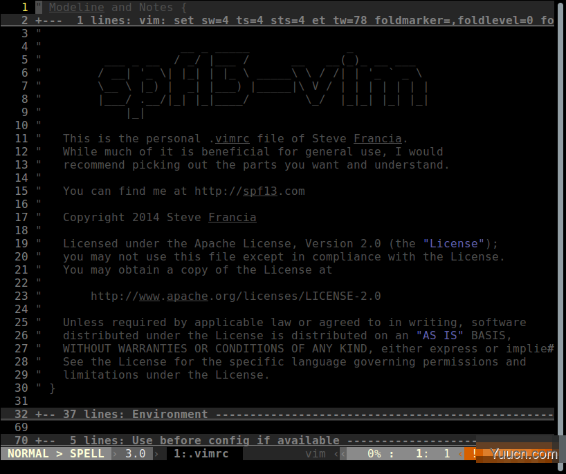 spf13-vim – Vim编辑器终极发布