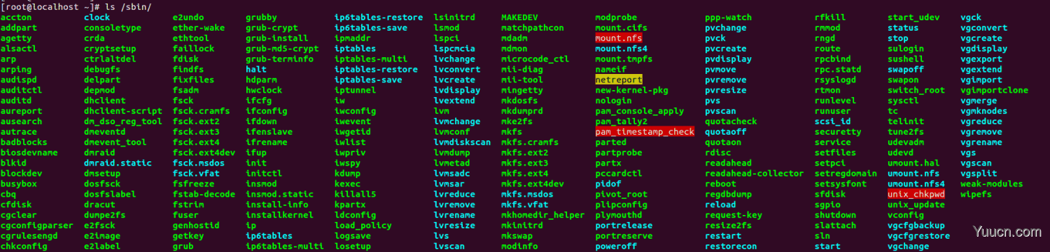 Linux /bin, /sbin, /usr/bin, /usr/sbin 区别