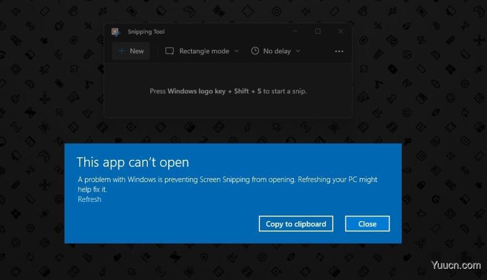 Win11截图工具“此应用程序无法打开”怎么办？(附解决方法)