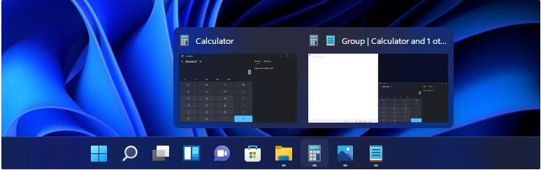 Win11 快照组新功能体验：可直接 Alt + Tab 切换，一键返回布局