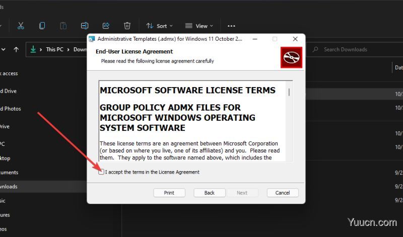 win11安装组策略编辑器ADMX模板的方法步骤