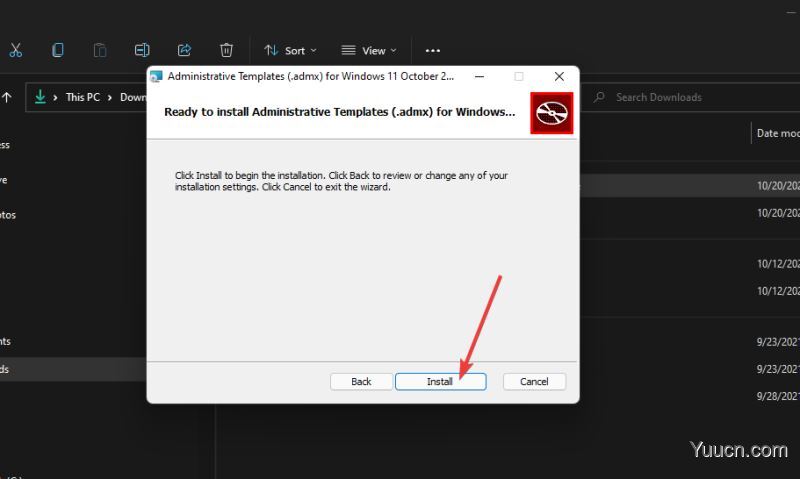 win11安装组策略编辑器ADMX模板的方法步骤