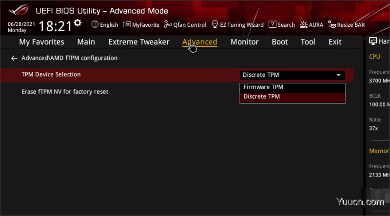如何在不同版本的 BIOS 中启用 TPM 2.0