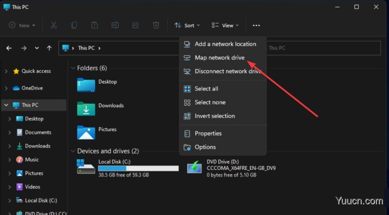 如何在Windows 11中映射网络驱动器