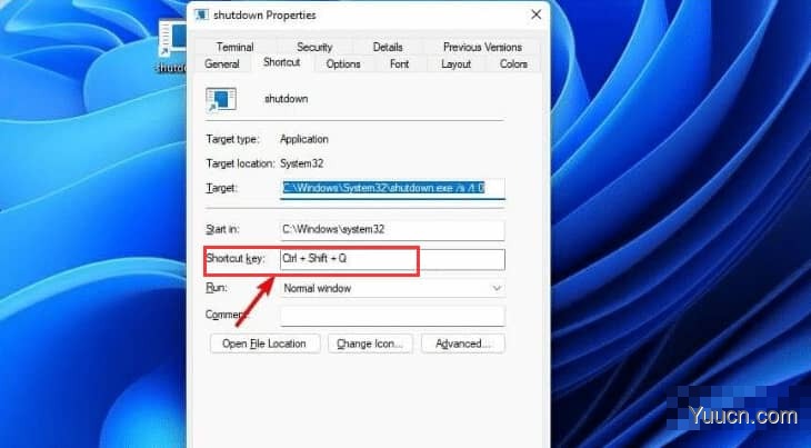 Win11如何设置快捷键关机 Win11设置快捷键关机的方法