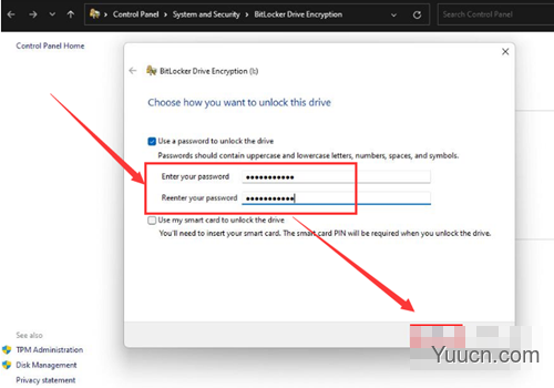 Win11硬盘如何开启密钥保护 Win11硬盘开启密钥保护的方法