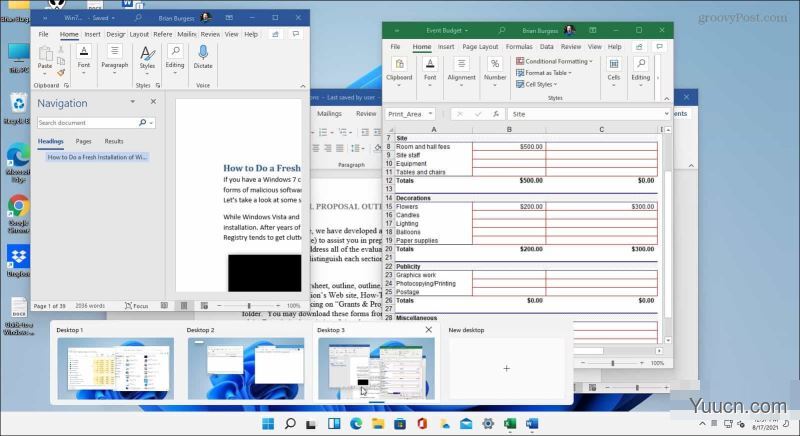 如何在 Windows 11 上使用虚拟桌面