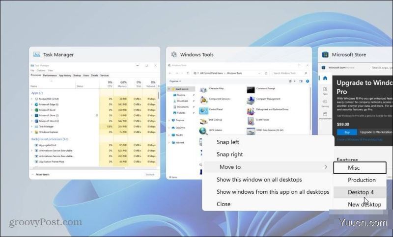 如何在 Windows 11 上使用虚拟桌面